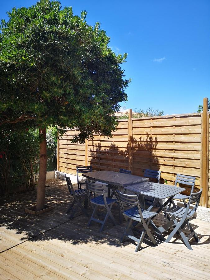 Face A La Mer Avec Clim, Wifi, Parking Le Barcarès Exterior foto